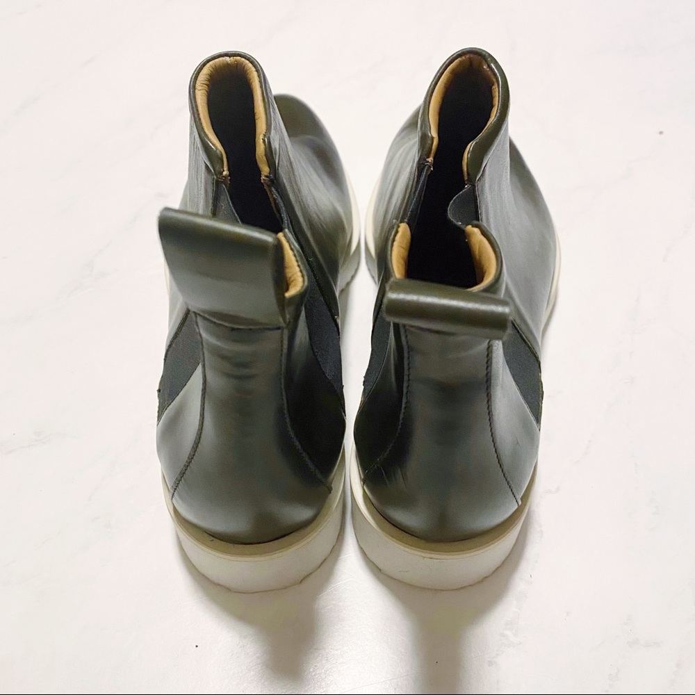 Everlane Leather Street Ankle Boots in Green - Picture 4 of 10